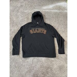 San Francisco Giants Hoodie Mens XL Black Orange MLB Baseball Pullover Fanatics